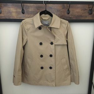 Everlane cropped trench coat